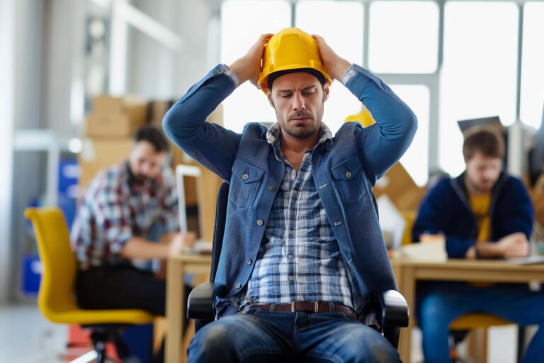 nedbemanning - mann holder seg på hodet