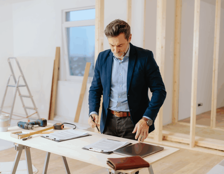 gjennomgang av kontrakter - advokat ser gjennom en kontrakt