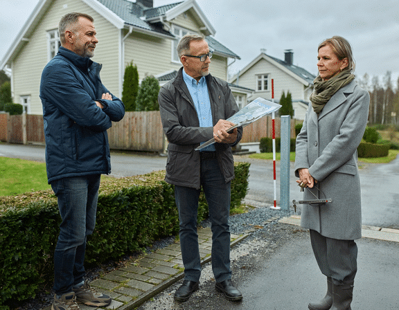 nabokonflikter - tre personer snakker sammen