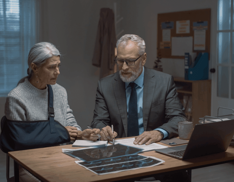 ulike pasientskader - kvinne har brukket armen